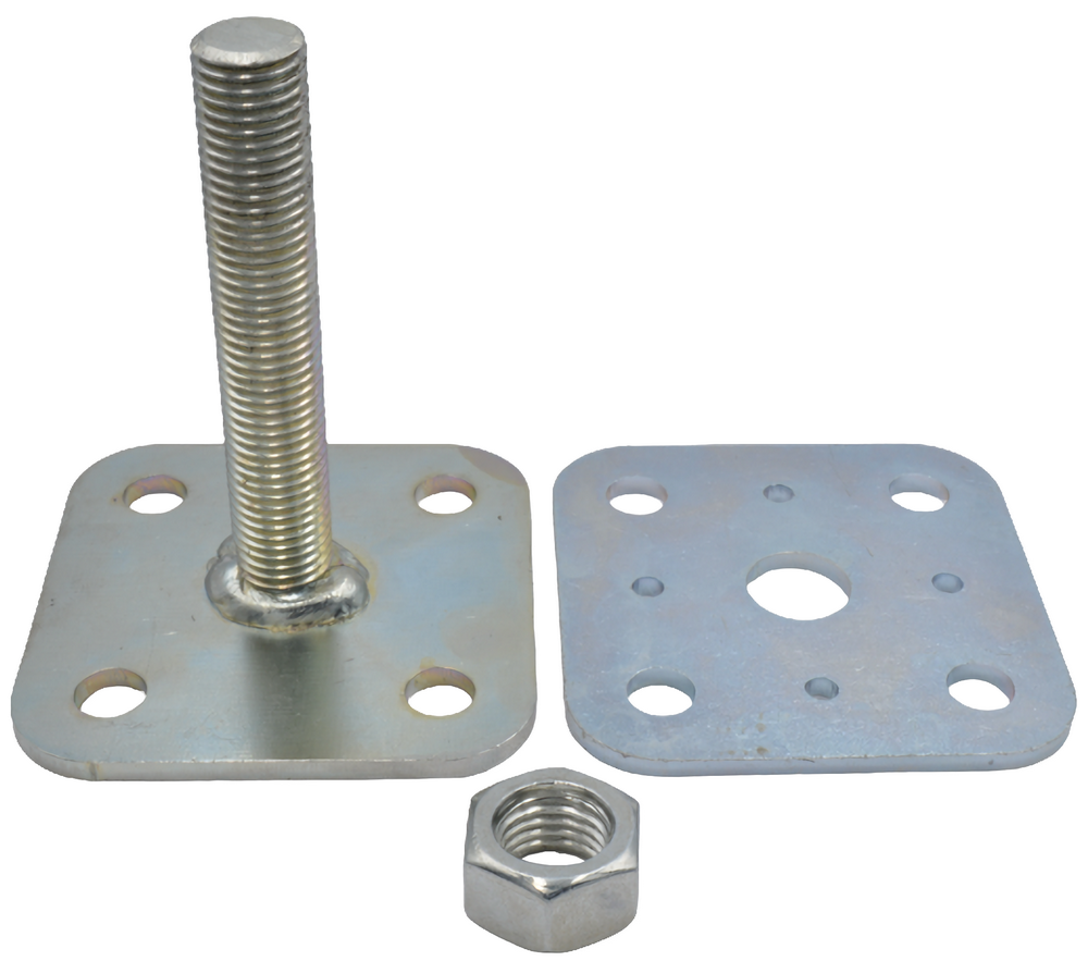 Опора винтовая регулируемая 80х80 (М16х100) свободная гайка: продажа ...