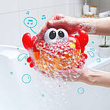 Вubble crab Іграшка для купання у ванній музичний краб, фото 7