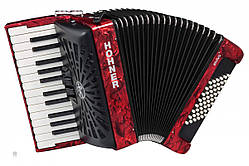 Акордеон + чохол Bravo II 48 Hohner(А-16532) Red