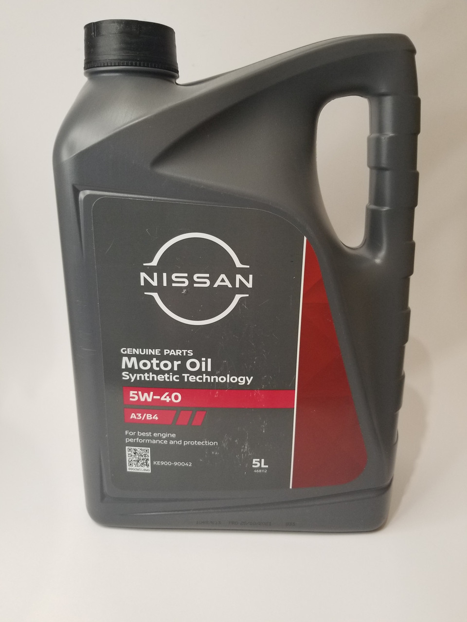 Олія 5W-40 Nissan API SL/CF, ACEA A3/B4 5 л KE900-90042