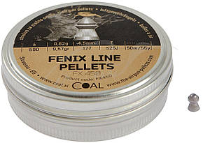 Кулі Coal Fenix Line 0,62 г (500 шт.) (4.5 мм)