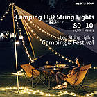 Гірлянда 3F Ul Gear LED Warm light  80 lamp beads 10м, фото 7