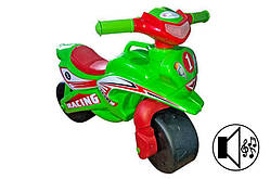 Байк музыкальный "Sport" DOLONI TOYS 0139/5  Мотоцикл музичний "Sport" зелений українське виробництво Якість
