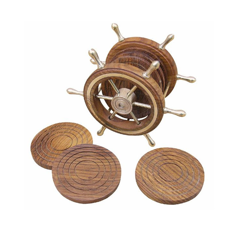 6 Підставок під склянку в штурвалі Sea Club (h- 12см, d- 7,5cм) (9083.V), фото 1