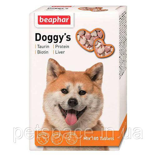 Ласощі для собак Beaphar Doggy's Mix (Біфар Доггіс Мікс) 180 таб.