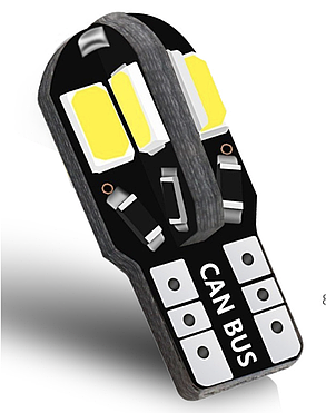 T10 8-SMD LED W5W 5730SMD Canbus лампочка автомобільна - білий, фото 3