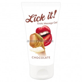 Масажний гель Lick It Chocolate, 50 мл