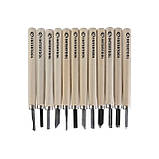 Набір різців для дерева 12 шт INTERTOOL HT-3504, фото 2