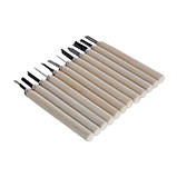 Набір різців для дерева 12 шт INTERTOOL HT-3504, фото 3