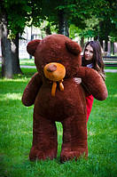 Большой плюшевый медведь, Мишки 2 метра, Большой плюшевый медведь 200 см шоколадный