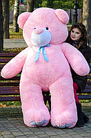 Красивый плюшевый медведь 200 см, Качественный большой плюшевый медведь 2 метра, розовый
