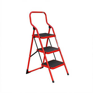 Стрем'янка сталева, 3 сходини, 380*260 мм, висота - 1145 мм INTERTOOL LT-0033