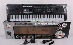 Синтезатор, орган на 61 клавишу MQ-012FM (от сети, с микрофоном, FM радио)