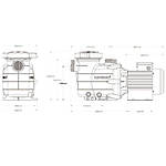 Насос Hayward PL 81003 (220 В, 7.3 м3/год, 0.33 HP), фото 3