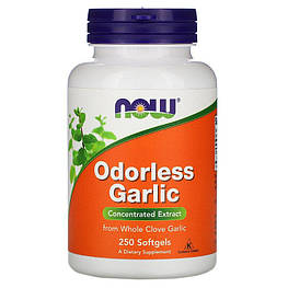 Odorless Garlic Now Foods 250 капсул