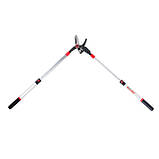 Сучкоріз садовий для обрізання гілок з храповим механізмом, з телескопічними ручками 700-1030 мм INTERTOOL FT-1118, фото 4