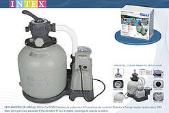 Пісочний насос-фільтр для басейнів Intex Sand Filter Pump 56672, 10000 л/год