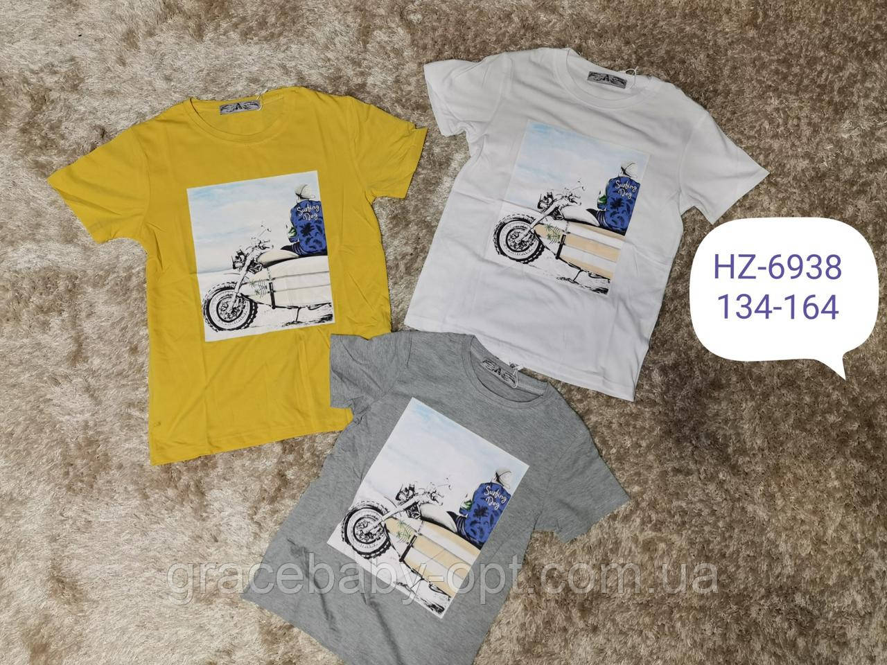 Футболки для хлопчиків оптом, Active Sport, 134-164 рр., № HZ-6938