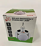 Лампа-ліхтар для кемпінгу на сонячній панелі JG Solar Emergency Charging Lamp, фото 7