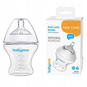 Пляшка антиколікова 180 мл "Natural nursing" "BabyOno"
