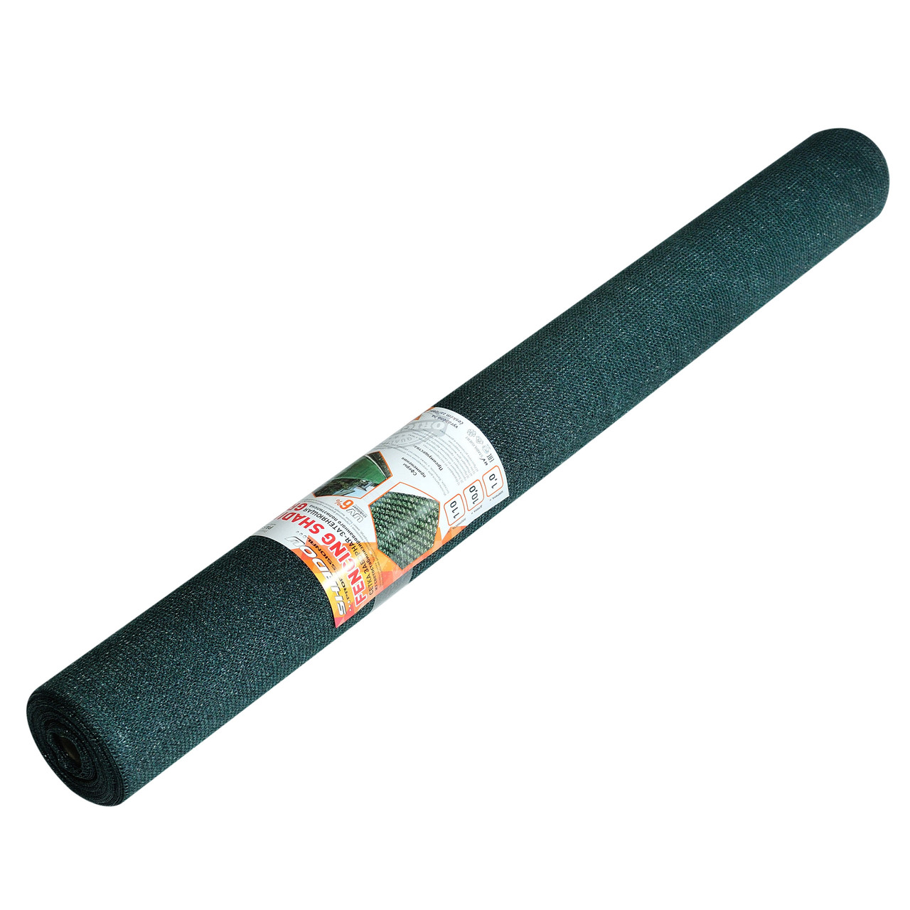 Сітка садова затіняюча заборна 1*10 м 95% затінення (щільність 110 г/м2), фото 1