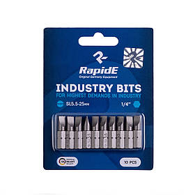 Біта SL5.5-25mm Rapide industrial bits ACR (шліц)