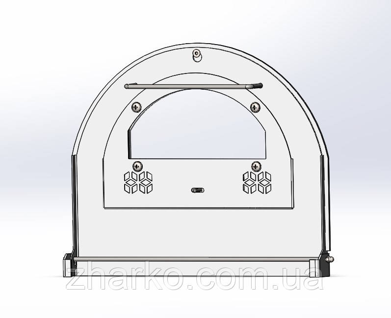 Дверка для выпечки Жарко Арка пица нерж - фото 3 - id-p251268161