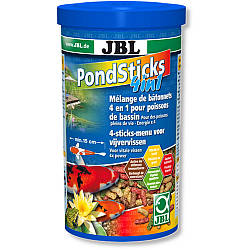 Корм для ставкових риб Понд стикс 4в1 JBL (POND Sticks 4 in1), 1 л