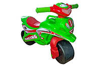 Мотоцикл беговел Долони Sport зеленый 0138/50 Doloni