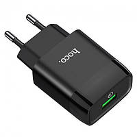 Сетевое зарядное устройство для телефона СЗУ HOCO C72Q Glorious 1USB 18W QC3.0. Зарядка (блок) для телефона