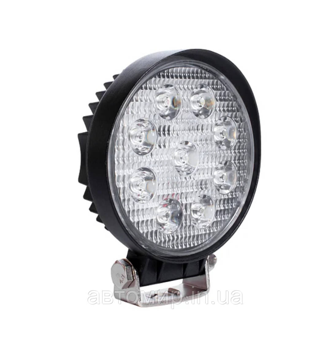 LED фара, світлодіодна лід фара 9 діодів ALLLIGHT 06TYPE 27W 9CHIP EPISTAR SPOT 9-30V