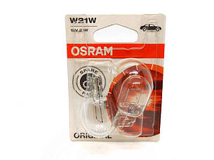 Лампы накаливания OSRAM W21W 12V 21W W3x16d ORIGINAL (7505-BLI2)