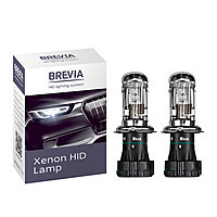 Би Ксеноновые лампы для фар автомобиля H4 2шт Bi-xenon Brevia 6000K 35W P43t-38 (12460) - фото 1 - id-p1241628278