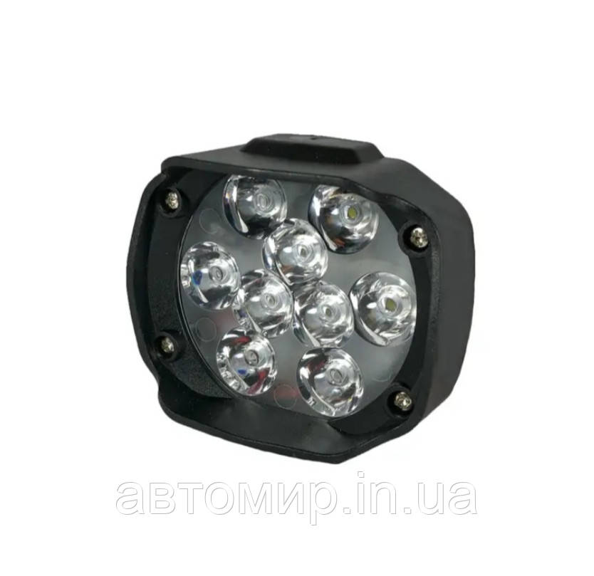 LED фара 12-24 Вольт. Світлодіодна лэд фара L5 на 9 діодів