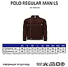 Чоловіча футболка-поло з довгими рукавами POLO REGULAR MAN LS різні кольори, фото 11