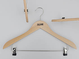 Плічка довжиною 44 см дерев'яні світлий костюмний