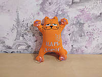 Іграшка кіт Саймона у машину з вишивкою Цар Доріг помаранчевий подарунок автомобілісту 00057