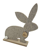 Весняний декор фігурка Великодній Кролик Melinera 31 см, фігура статуетка кролика на підставці
