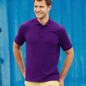 Фіолетова чоловіча сорочка поло Premium
