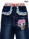Джинси для дівчинки. 95, 100 см, фото 5