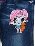 Джинси для дівчинки. 95, 100 см, фото 8