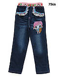 Джинси для дівчинки. 95, 100 см, фото 3