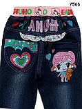 Джинси для дівчинки. 95, 100 см, фото 6