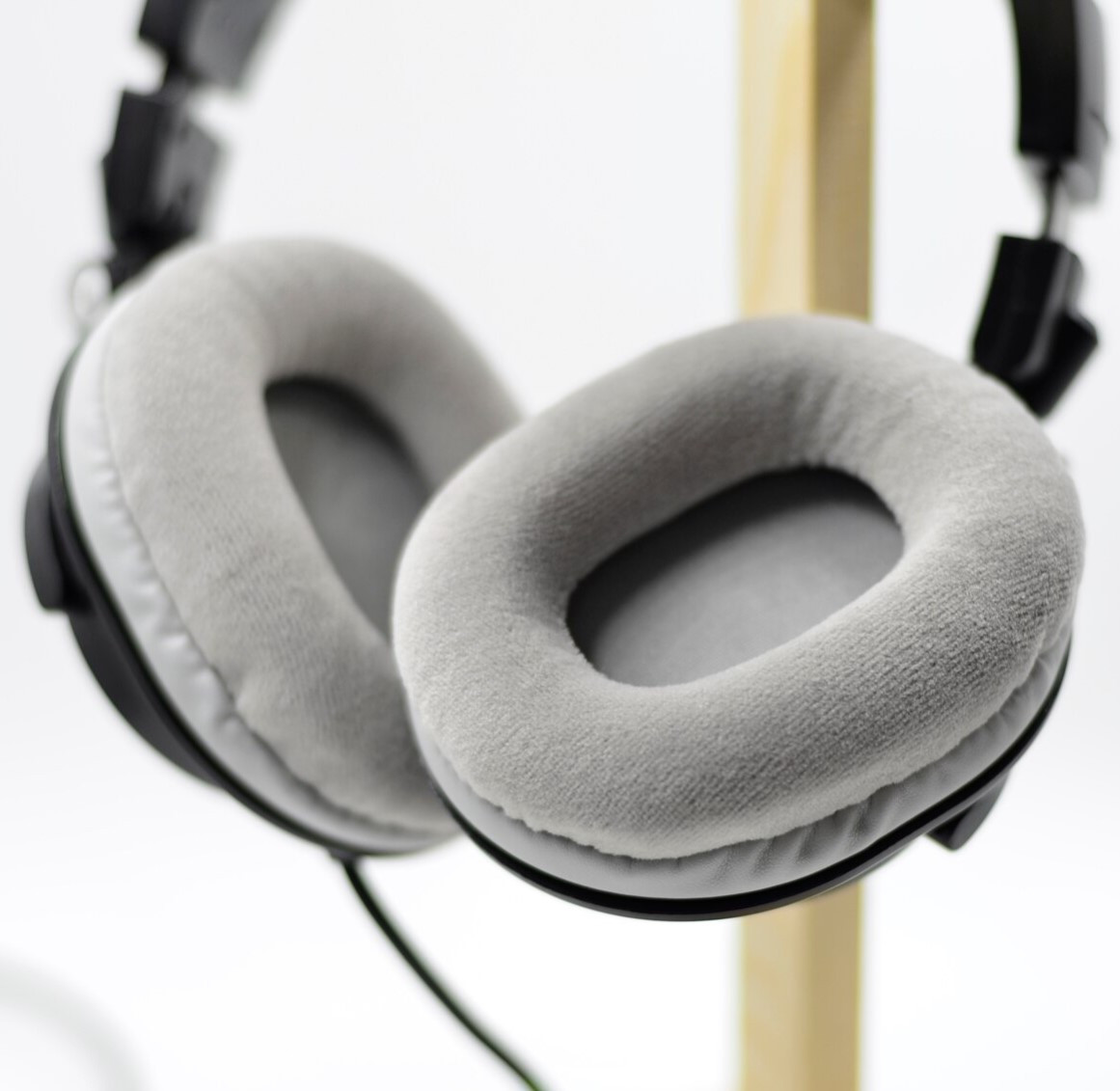 Амбушури Audio-Technica ATH M50X M20x M30X M40X MSR7 Сірий Велюр, фото 1