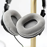 Амбушури Audio-Technica ATH M50X M20x M30X M40X MSR7 Сірий Велюр, фото 7