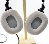 Амбушури Audio-Technica ATH M50X M20x M30X M40X MSR7 Сірий Велюр, фото 9