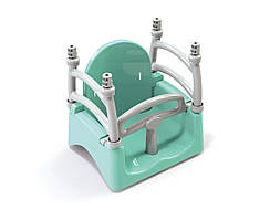 Качеля детская бирюзовая DOLONI-TOYS 0152/9 Гойдалка підвісна 0152 Українське виробництво ЯКІСТЬ