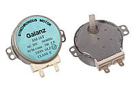 Двигатель (мотор) тарелки для микроволновой печи Galanz SM-16T 30В 3Вт 30/36об/мин d=6х3,7 мм L=21мм
