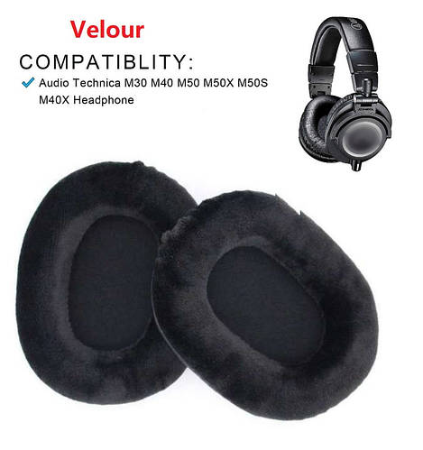 Амбушюры для наушников Audio-Technica ATH M50X M20x M30X M40X MSR7 ...