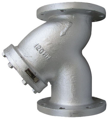 Фільтр сітчастий фланцевий нержавіючий DN150 (6"), н/ж сталь AISI304/CF8, PN16, до 200°C, Y-подібний, 60 меш